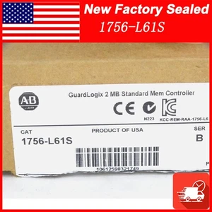 NEW Unopened AB 1756-L61S GUARDLOGIX CONTROLLER MODULE 1756L61S - Picture 1 of 4
