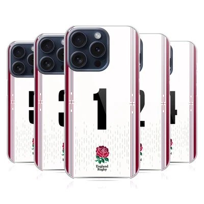 ENGLAND RUGBY UNION 2023/24 PLAYERS HOME KIT BACK CASE FOR APPLE iPHONE PHONES - Image 1 of 4
