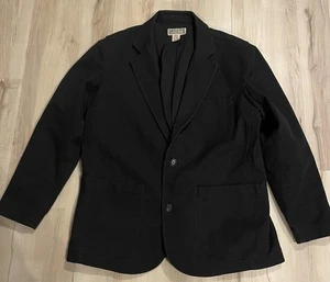 DuluthFlex Fire Hose Presentation Jacket Size Large Black Heavyweight 11 Pockets - Picture 1 of 11