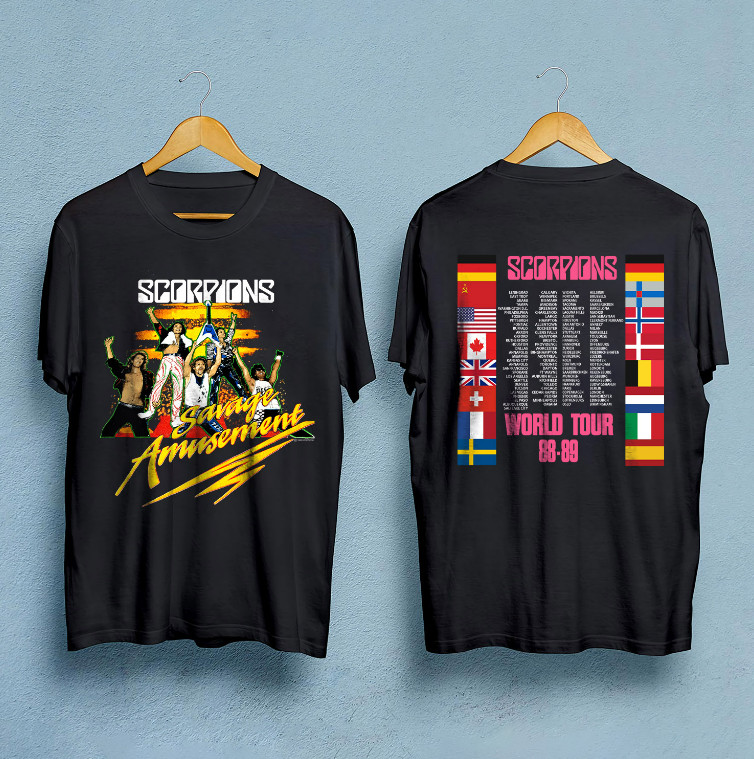 scorpions tour t shirt products for sale | eBay scorpions tour t shirt products for sale | eBay