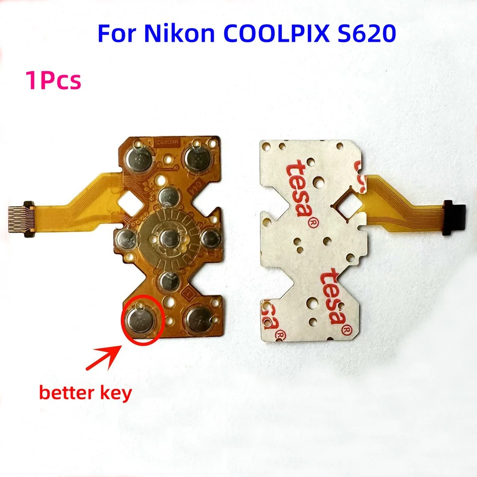 Camera Function Menu Button Key Flex Cable Circuit Board for Nikon COOLPIX S620 - Image 1 of 1