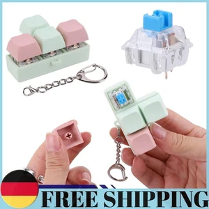 Clavier Fidget Clicker Porte-clés 4 Boutons Bricolage Soulagement du Stress pour Enfants Adultes - Photo 1/30