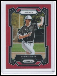 2024 Panini Prizm - Noah Schultz - Red Prizms #/299 - Bild 1 von 2