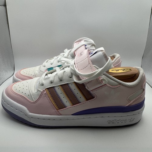 Scarpe basse Adidas Forum ragazze giovani taglia 7 pastello forum rosa pastello basse GY8196
