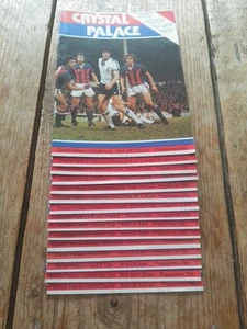 Crystal Palace Home Programmes 1978 / 1979 Season Bulk Listing Job Lot - Picture 1 of 1