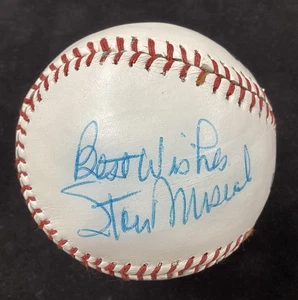 Stan Musial Signed Baseball Official St. Louis Cardinals HOF Autograph TPG #2 - Picture 1 of 6