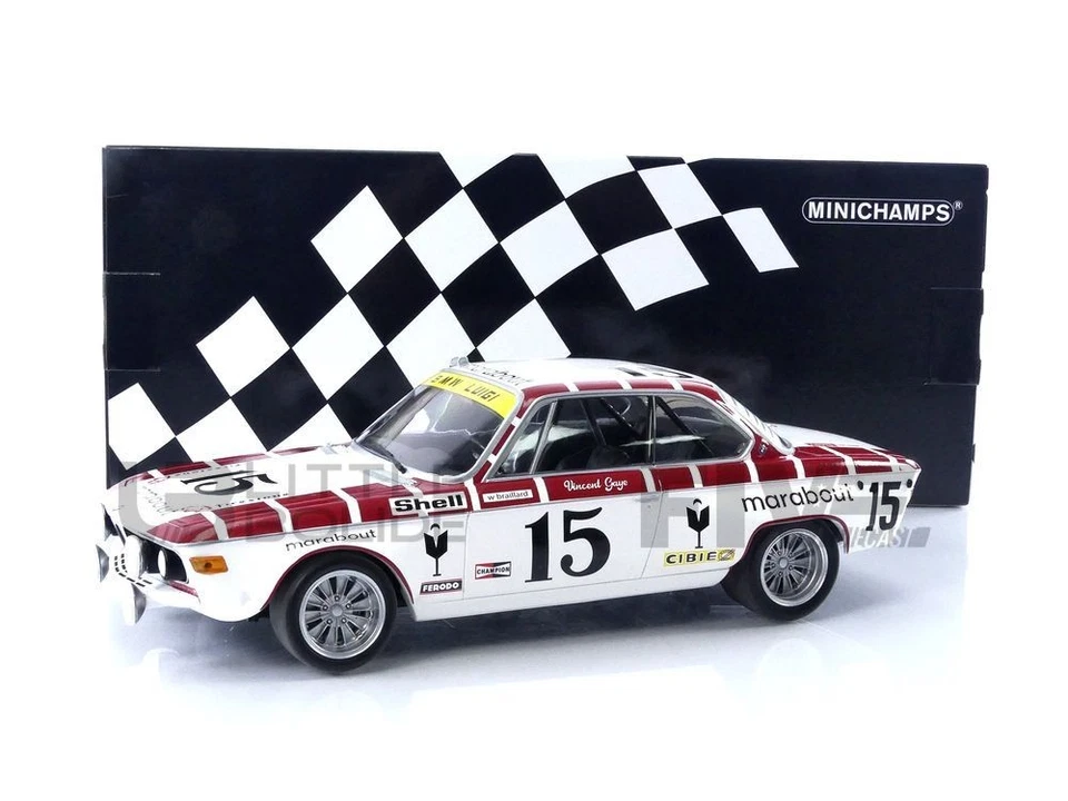 MINICHAMPS 1/18 - BMW 2800 CS - SPA 1970 155722715 - Image 1 of 1