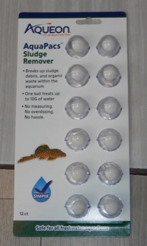 AQUEON AquaPacs Removedor de Lodos 12 Unidades Pecera Acuario Limpio Foto 1 de 1