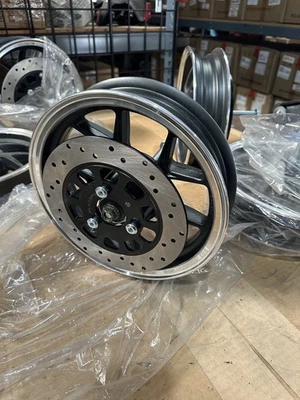 Scooter Front Wheel Rim - Aluminum Tubeless 10" - With Brake Rotor NEW! - Image 1 of 4