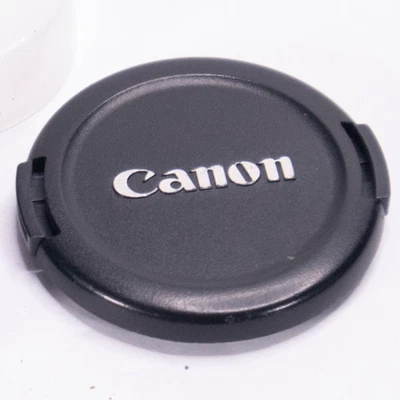 Canon 52mm Black Plastic Snap On Lens Cap Taiwan - Image 1 of 2