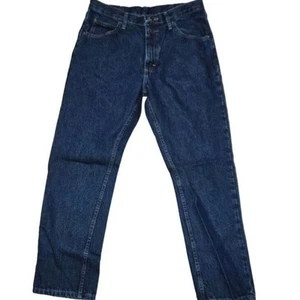 Wrangler Jeans Relaxed Fit Denim Pants Dark Wash Everyday Wear 34x30 - Picture 1 of 14