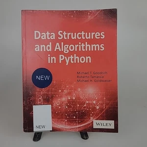 Data Structures and Algorithms in Python by Michael T. Goodrich 2017 Paperback - Picture 1 of 9