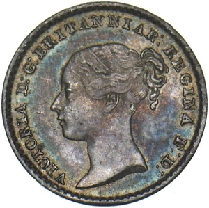 1840 Maundy Penny - Victoria British Silver Coin - sehr schön - Bild 1 von 2