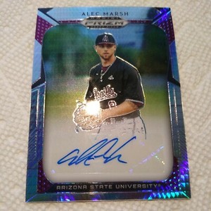 Alec Marsh 2019 Prizm Draft Picks AUTOGRAPH PRIZM #87 ASU Sun Devils ***52/75***