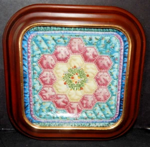 1995 Cherished Traditions "Flor de la abuela" Edredón Plato Mary Ann Lasher - Imagen 1 de 7