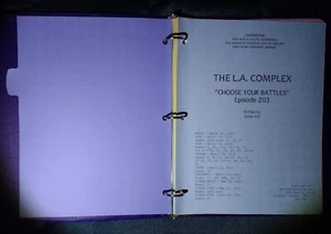 Degrassi LA Complex Original Script - Ep 203 Choose Your Battles TV Memorabilia - Picture 1 of 3