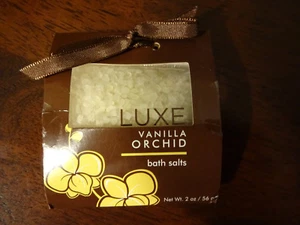 lUXE VANILLA ORCHID BATH SALT  2  OZ NEW - Picture 1 of 2