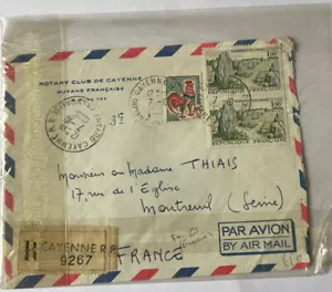 France 20th Century 1966 Cover Great Postmark & Cancels. Very Fine. - Picture 1 of 4