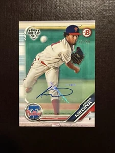 2019 Topps Holiday Bowman Prospects Auto /99 Adonis Medina #TH-AM Auto - Picture 1 of 2