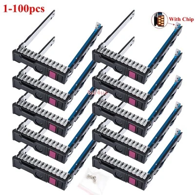 Lot 2.5" HARD DRIVE CADDY TRAY FORHP PROLIANT DL380 DL360 ML350 GEN10 727695-001 - Image 1 of 4