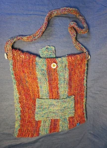 Coole ausgefallene Schultertasche im 70er-Look Tasche Handtasche - Bild 1 von 5