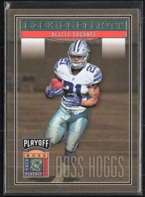 2016 Panini Playoff #BH-EE Ezekiel Elliott Boss Hoggs - Image 1 of 2