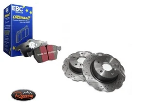 DISCOVERY 2 TD5 HINTEN GEBOHRT UND GERILLT WELLIG TD5 LEISTUNGSBREMSSATZ EBC - Bild 1 von 1