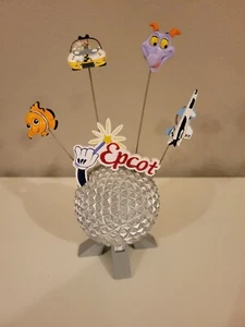 Disney Pixar Used Epcot 4 Photo Holder Nemo Mickey Test Track Figment Space Ship - Picture 1 of 12