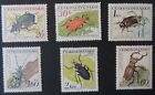 Czechoslovakia 1962 Beetles Insects 6V Sg1326-31 Mnh