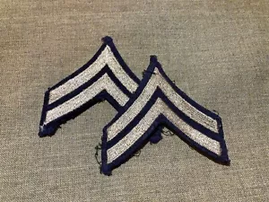 WWII US Army Corporal Chevrons pair - Picture 1 of 1
