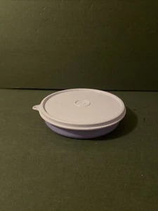 Tupperware Divided Microwave Purple Bowl W/lid - Picture 1 of 3