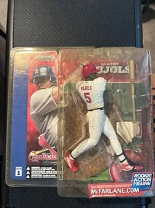 Figura variante novato McFarlane Albert Pujols Serie 1 Cardenales camiseta blanca - Imagen 1 de 4