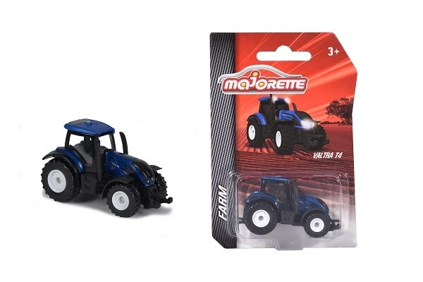 Majorette 212057400Q03 - Farm - Valtra T4 Tractor - Blue (Approx. 7cm) - New - Image 1 of 1