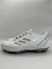 Adidas Mens Icon 7  Tpu Baseball Cleats Size 8.5 White Silver | S23882 |