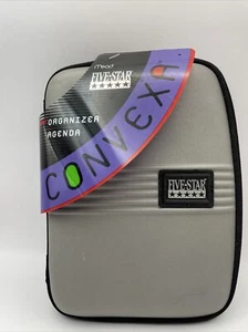 Mead Five Star Organizer Agenda Convexa Silver/Black - Picture 1 of 3