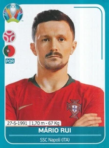 POR11 MARIO RUI # PORTUGAL STICKER PANINI UEFA EURO 2020 - Picture 1 of 2