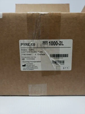 Pyrex 1000-2L стакан низкой формы, двойной масштаб 7740 стекла кол-во 4 - Изображение 1 из 4