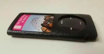 4G Ipod Nano Case Gear4 Hypro Air Hard Plastic With Black & Tan Leather Finish - Image 1 of 3