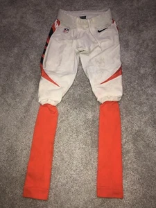 CINCINNATI BENGALS Team Issued #43 Size 28 Game or Practice Worn NFL White Pants - Picture 1 of 19