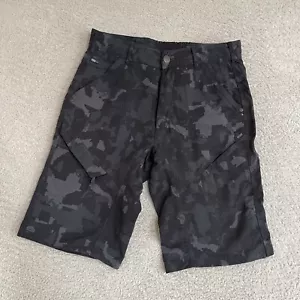 Endura Zyme II Camo Shorts Mens Small CamoGray MTB Trail Cycling 13" Inseam - Picture 1 of 14