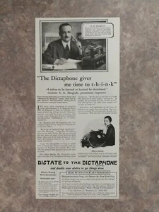 Vintage 1927 Diktiergerät Original Anzeige 422 - Bild 1 von 1