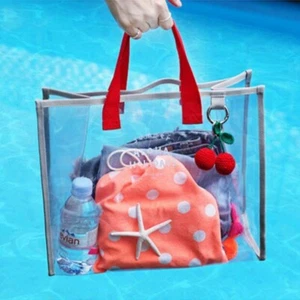 PVC Beach Bag Waterproof Storage Bag Convenient Makeup Bag - Picture 1 of 9