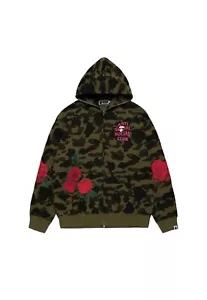 BAPE 1st Camo Full-Zip Hoodie Green x ASSC - Picture 1 of 7