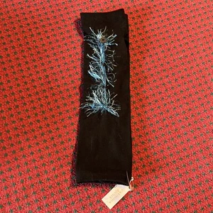 Hand Embellished Arm Warmers ~ Fingerless Gloves with Thumb Hole - Picture 1 of 2