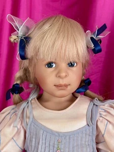 Heidi Plusczok Artist Doll ROSEMARY Zapf Ltd Ed 101 Puppen Germany 25.5"H Signed - Picture 1 of 13