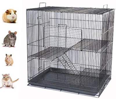 MCAGE 24" 3-Level Hamster Guinea Pig Small Animal Rat Mice Mouse Hedgehog Metal Cage