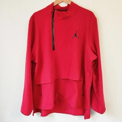 Jordan 23 Nike Shield Red Jacket Men XL Tech Training Pullover Athletic Sporty - Image 1 of 4