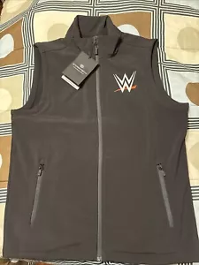 Stormtech Black Fleece Lined Vest Size Medium WWE Orbiter Softshell - Picture 1 of 5