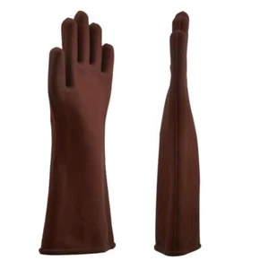 Electrical insulating Rubber gloves - 12KV High Voltage - for Electricians - Picture 1 of 6
