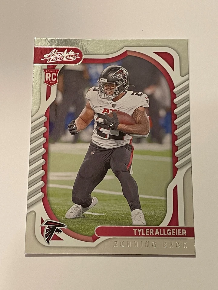 2022 Panini Absolute Football Rookie #198 - Tyler Allgeier RC - Atlanta Falcons - Image 1 of 1